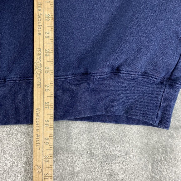 Vintage Michigan Wolverines‎ Sweatshirt Mens Size XXL Blue Embroidered 1/4 Zip - Picture 12 of 13